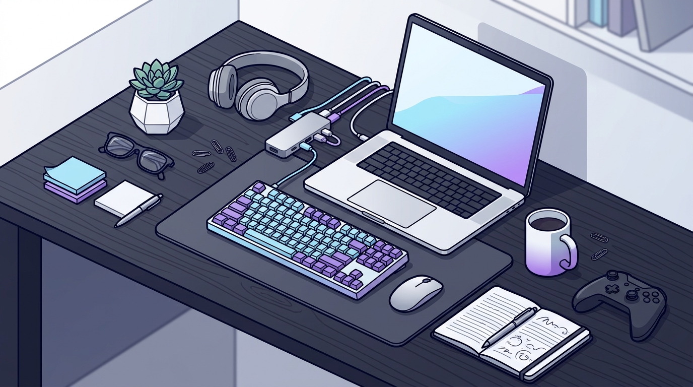 Rifat's desk